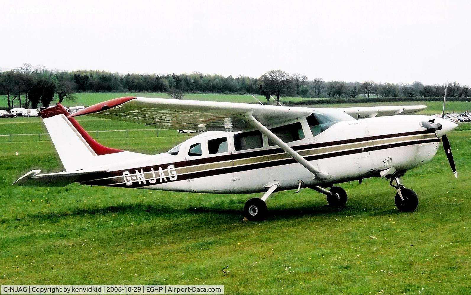 G-NJAG, 1969 Cessna 207 Skywagon C/N 207-00093, At a Popham fly-in circa 2006.