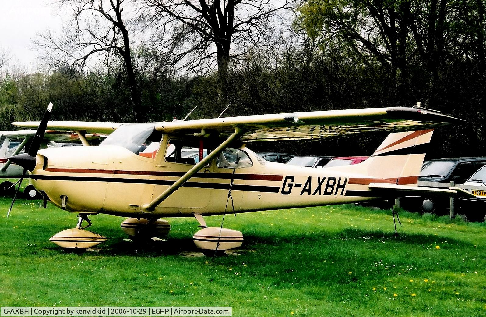G-AXBH, 1969 Reims F172H Skyhawk C/N 0571, At a Popham fly-in circa 2006.