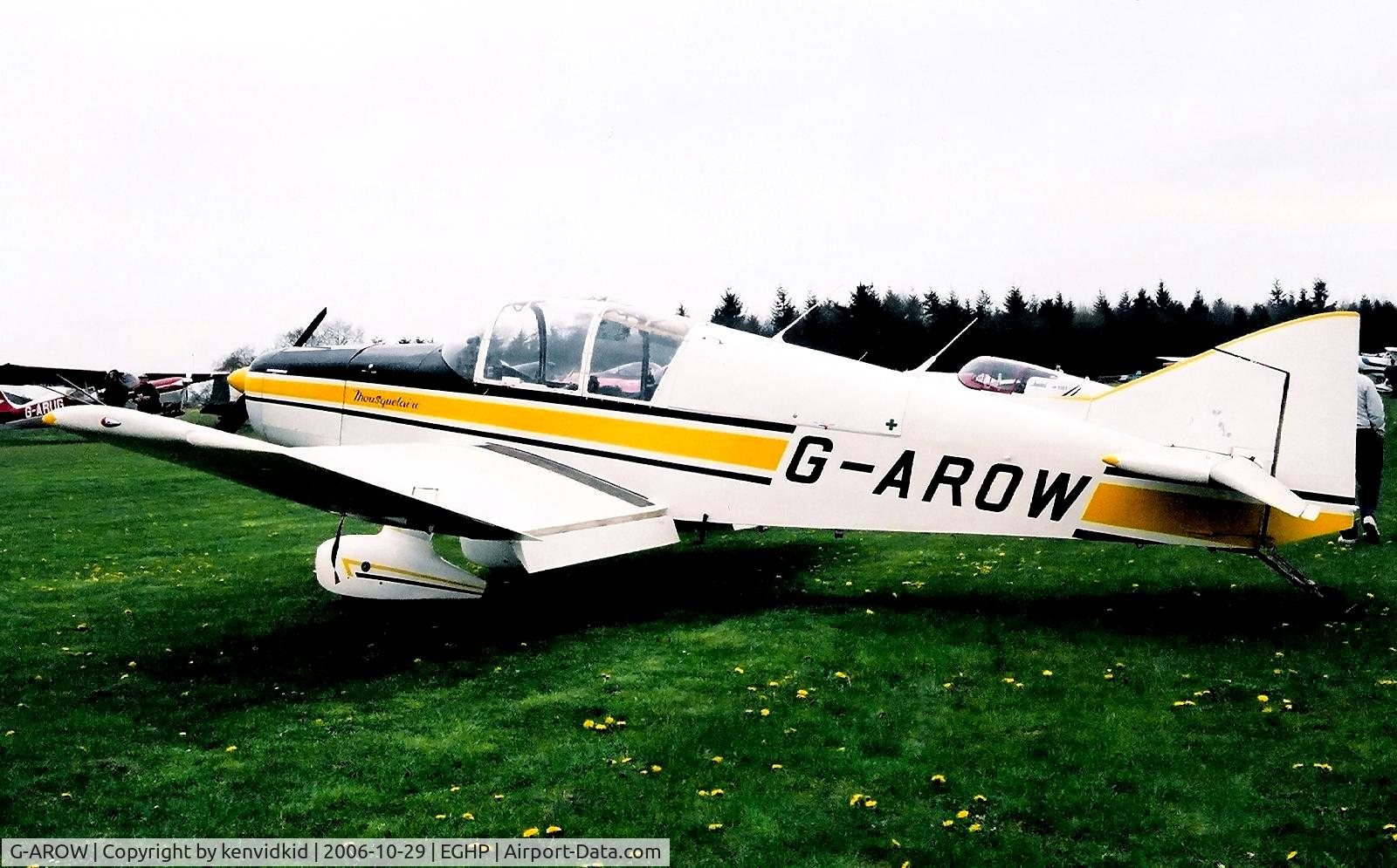 G-AROW, 1961 Jodel D-140B Mousequetaire II C/N 71, At a Popham fly-in circa 2006.