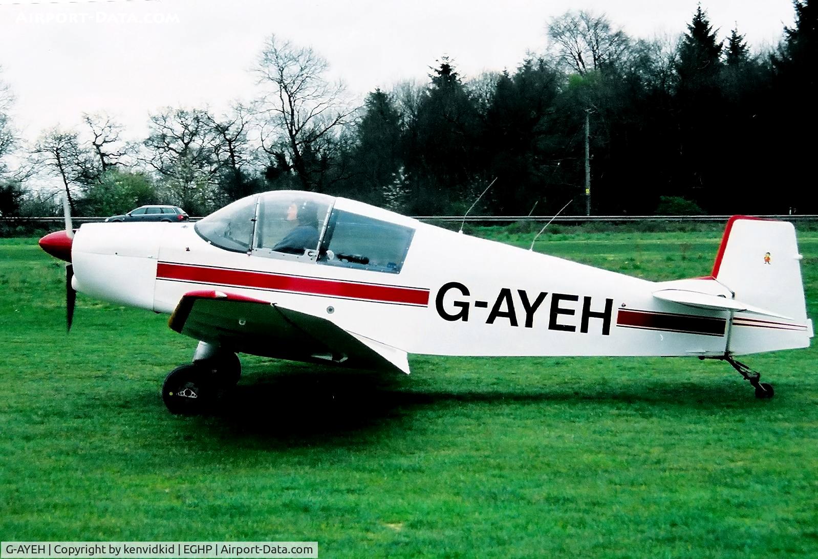 G-AYEH, 1963 SAN Jodel DR-1050 Ambassadeur C/N 455, At a Popham fly-in circa 2006.