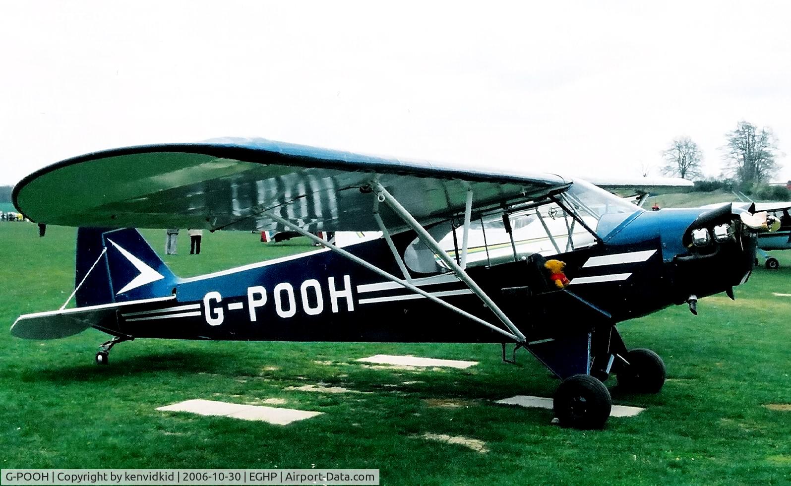 G-POOH, 1941 Piper J3C-65 Cub Cub C/N 6932, At a Popham fly-in circa 2006.