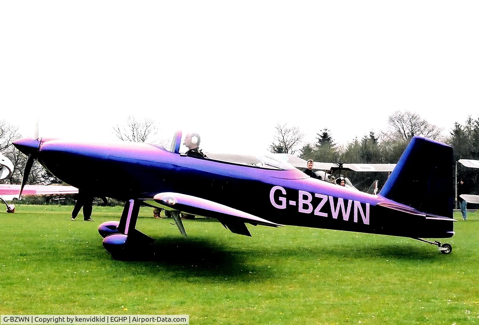 G-BZWN, 2001 Vans RV-8 C/N PFA 303-13692, At a Popham fly-in circa 2006.