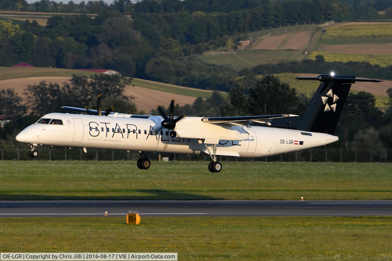 OE-LGR, 2001 De Havilland Canada DHC-8-402Q Dash 8 C/N 4045, Austrian