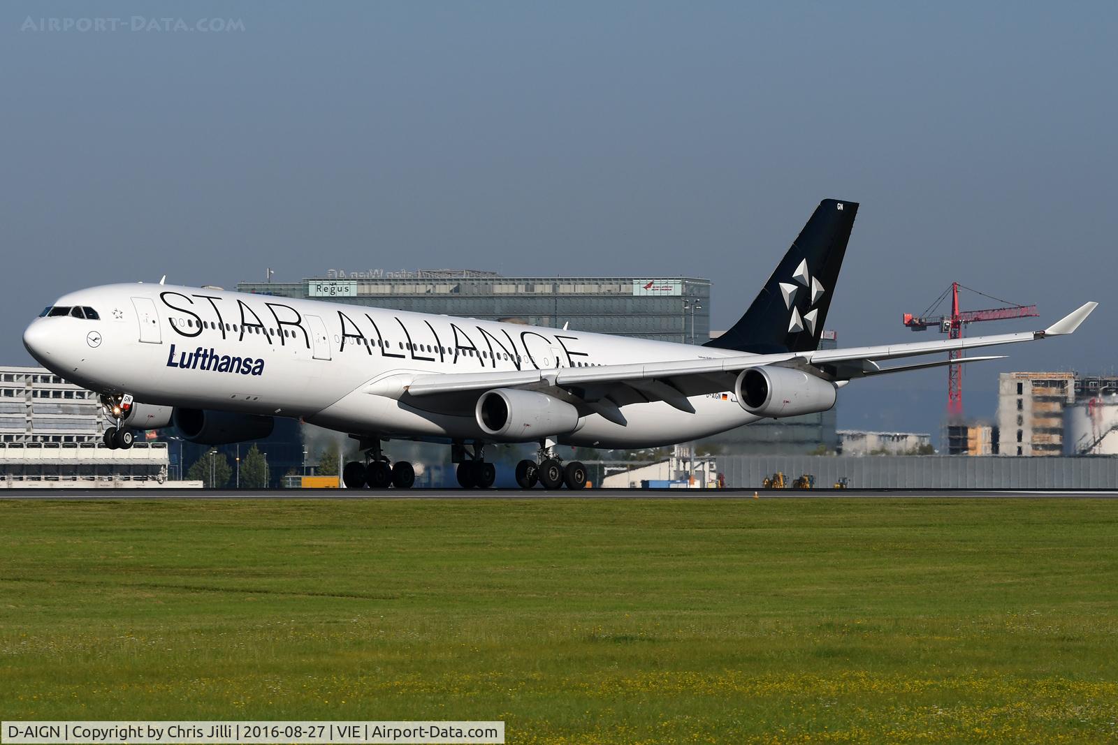 D-AIGN, 1998 Airbus A340-313 C/N 213, Lufthansa