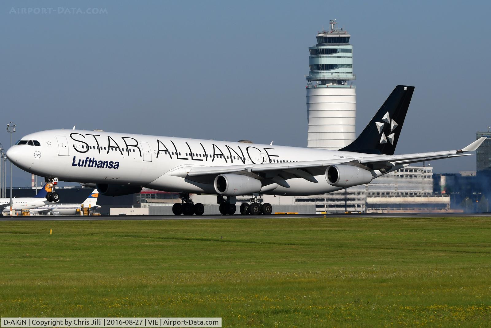 D-AIGN, 1998 Airbus A340-313 C/N 213, Lufthansa