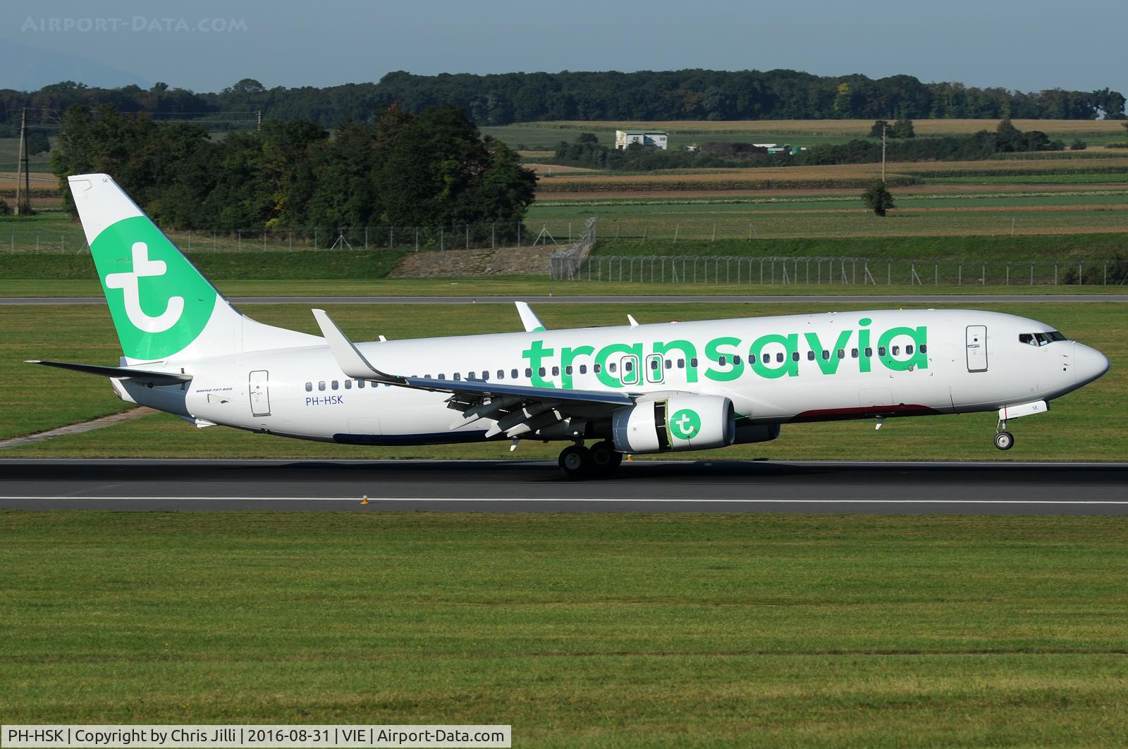 PH-HSK, 2015 Boeing 737-8K2 C/N 41330, Transavia