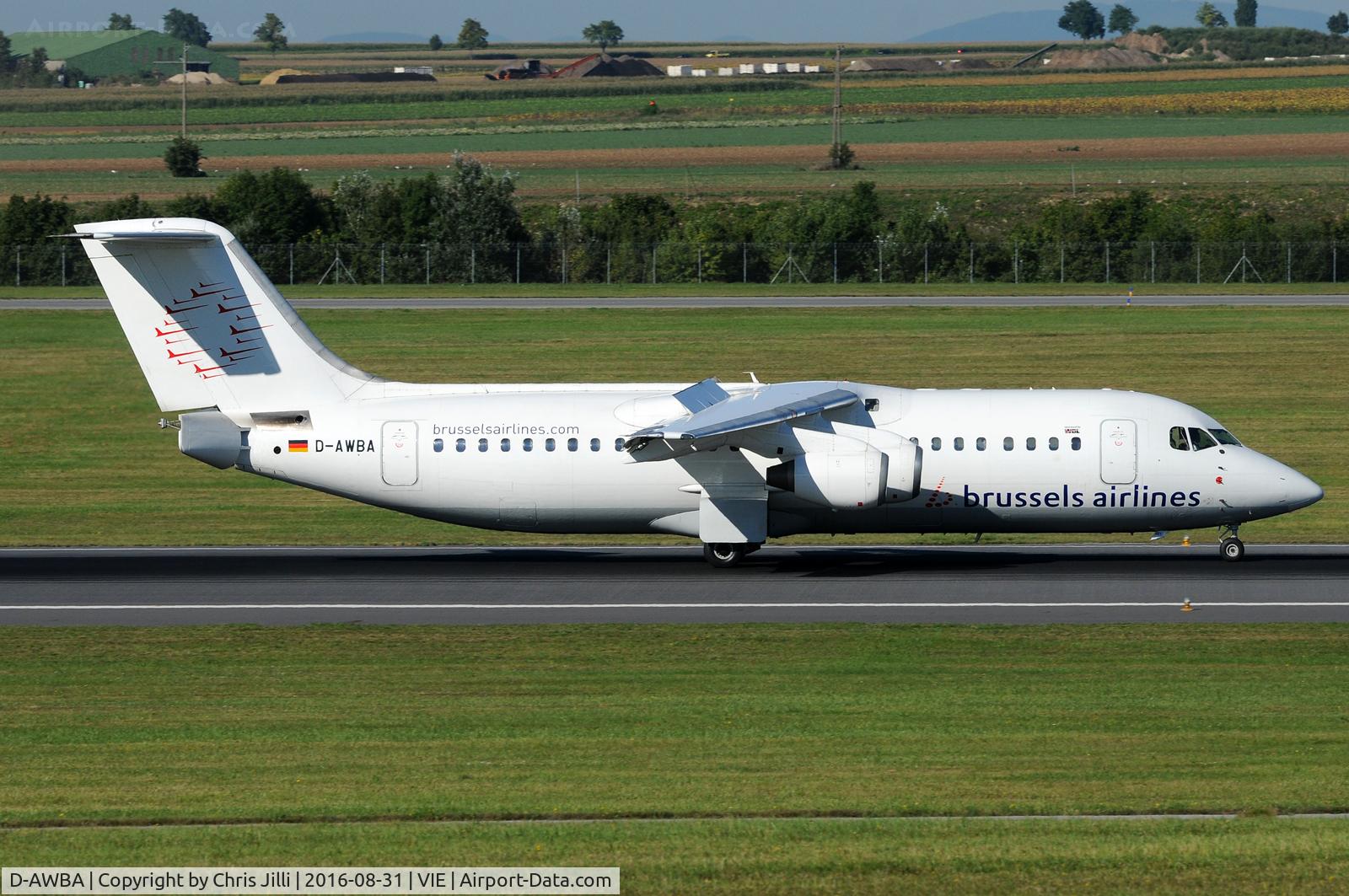 D-AWBA, 1989 British Aerospace BAe.146-300 C/N E3134, WDL Aviation (Brussels Airlines)
