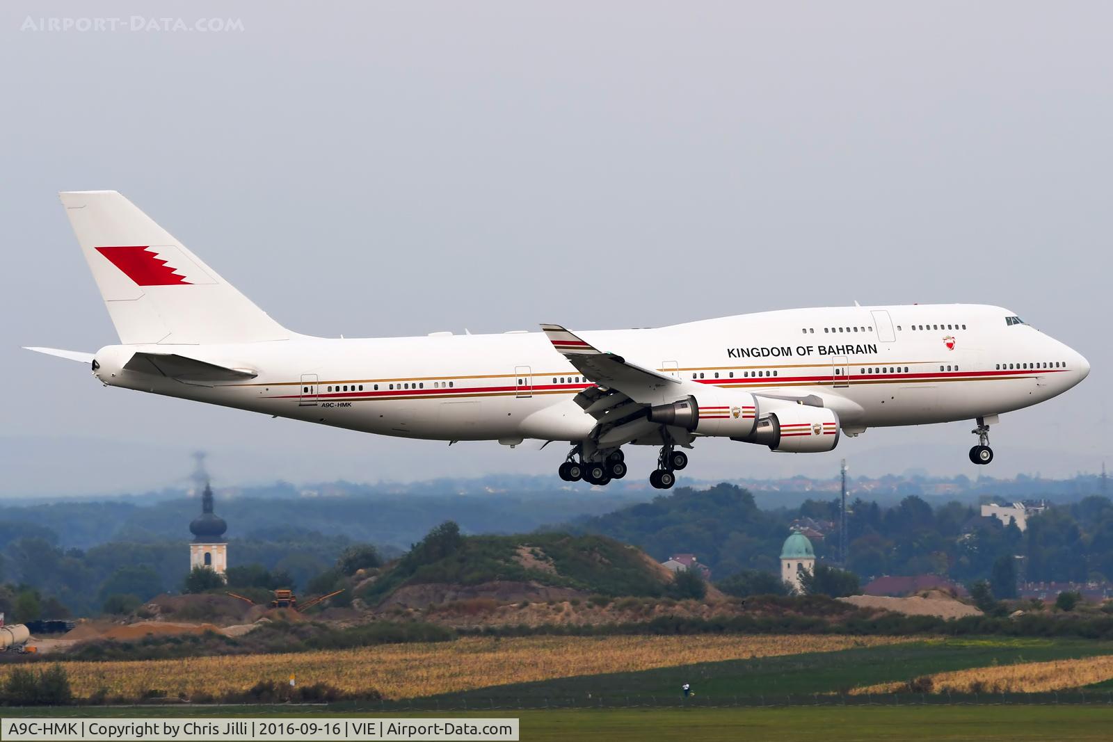 A9C-HMK, Boeing 747-4P8 C/N 33684, Bahrain Royal Flight