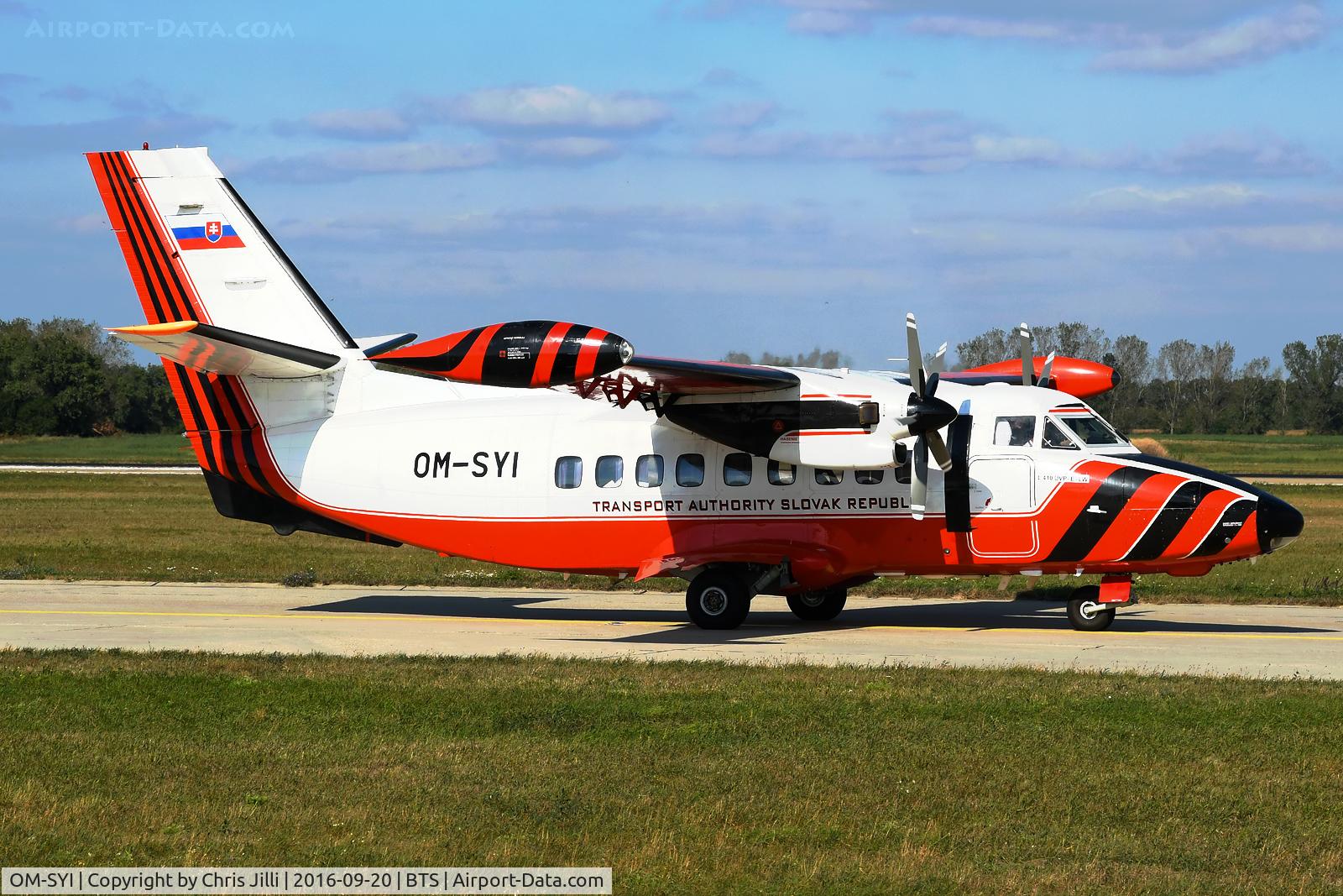 OM-SYI, 1987 OK-HUD 05 L-410UVP-E6 turbolet C/N 872019, Slovak Government