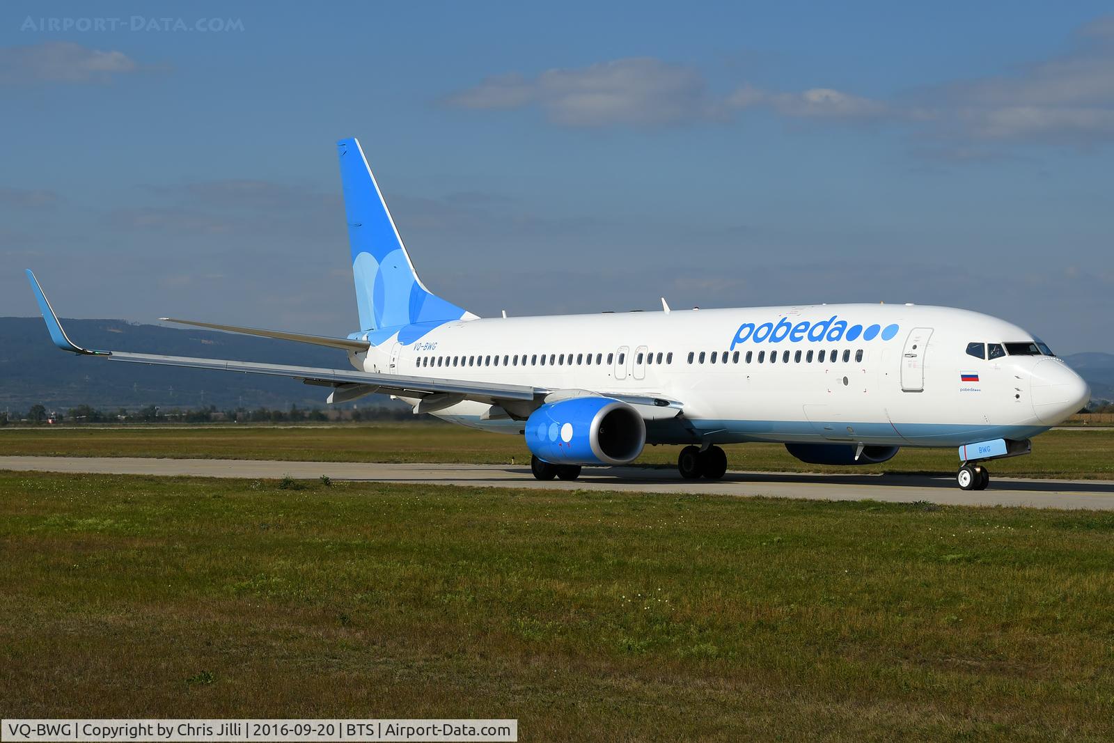 VQ-BWG, 2015 Boeing 737-8LJ C/N 41205, Pobeda
