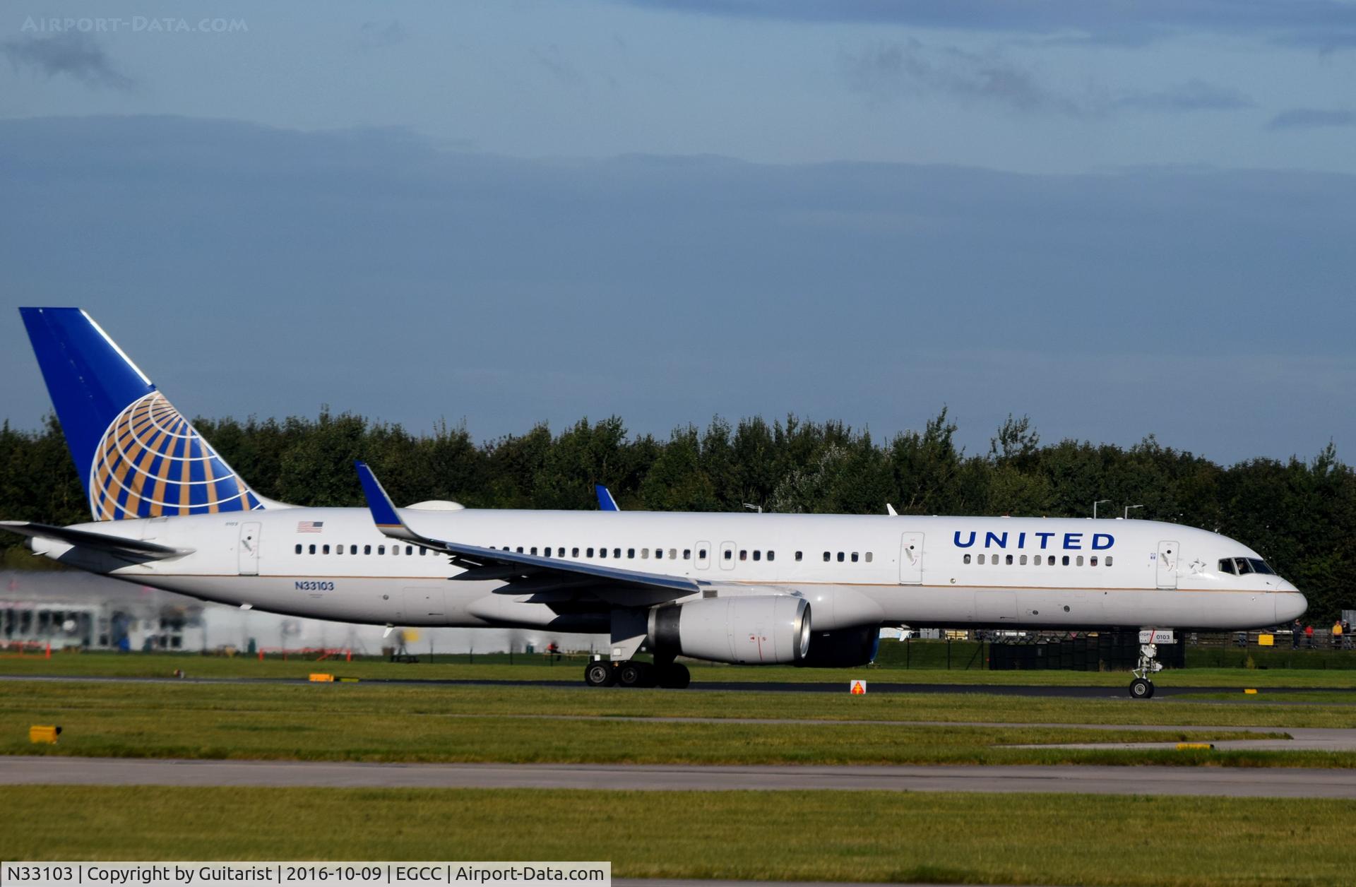 N33103, 1994 Boeing 757-224 C/N 27293, At Manchester
