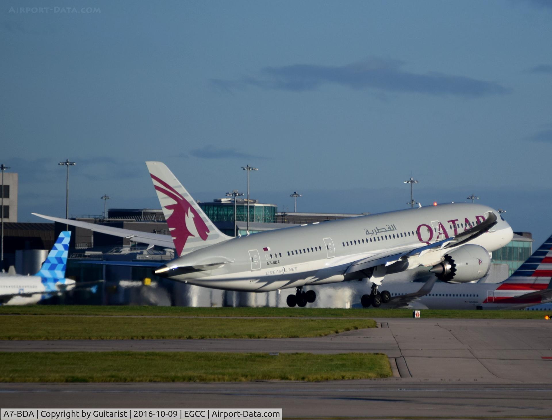 A7-BDA, 2016 Boeing 787-8 Dreamliner Dreamliner C/N 38345, At Manchester