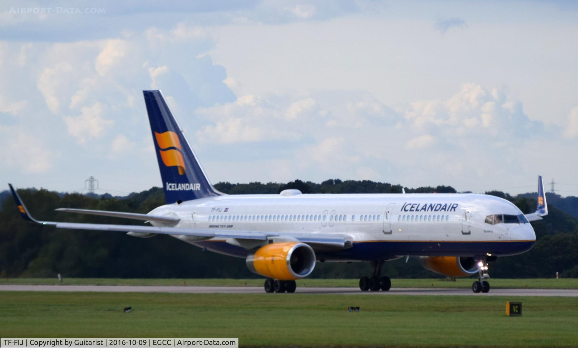 TF-FIJ, 1991 Boeing 757-208 C/N 25085, At Manchester