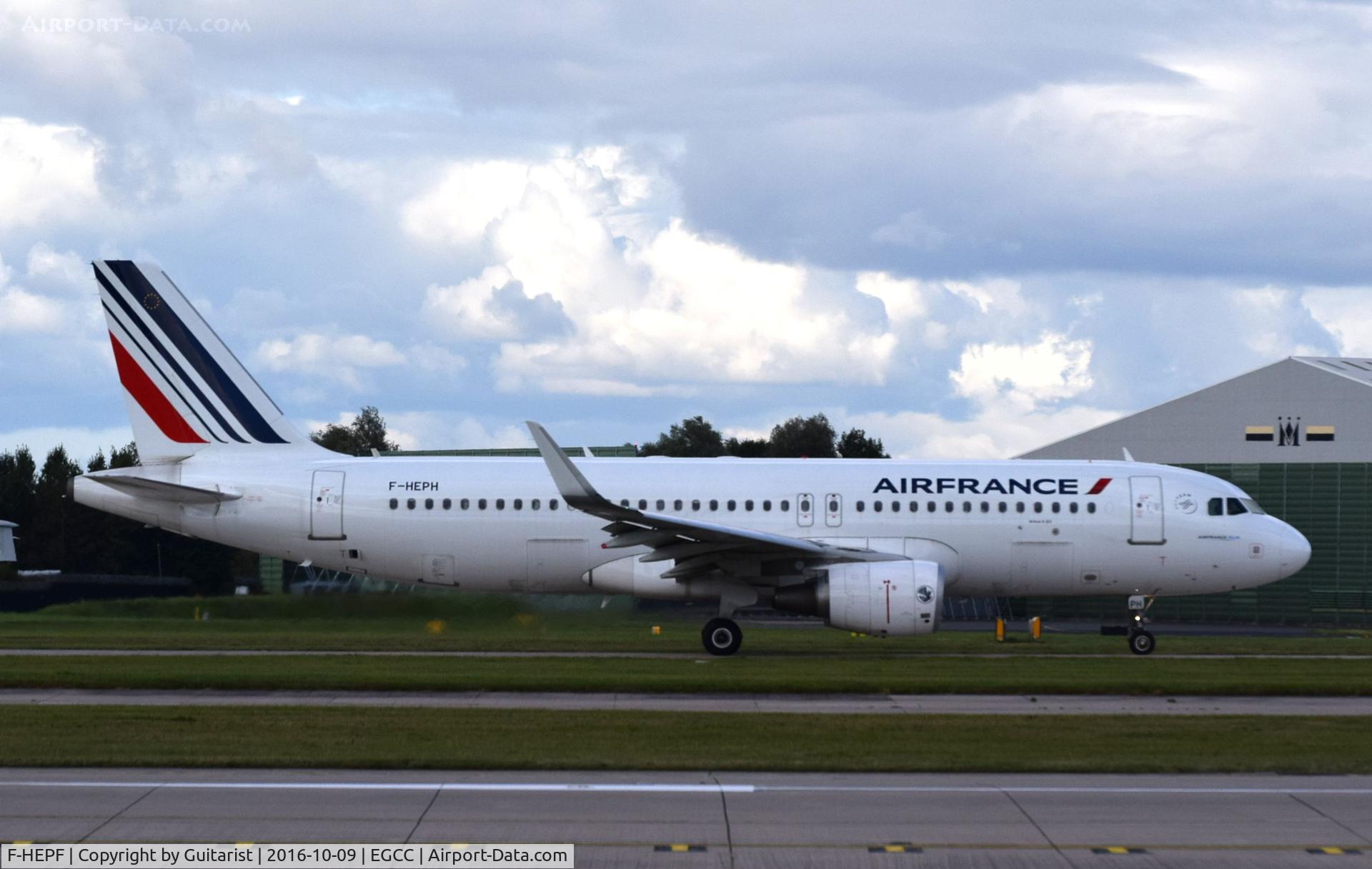 F-HEPF, 2013 Airbus A320-214 C/N 5719, At Manchester