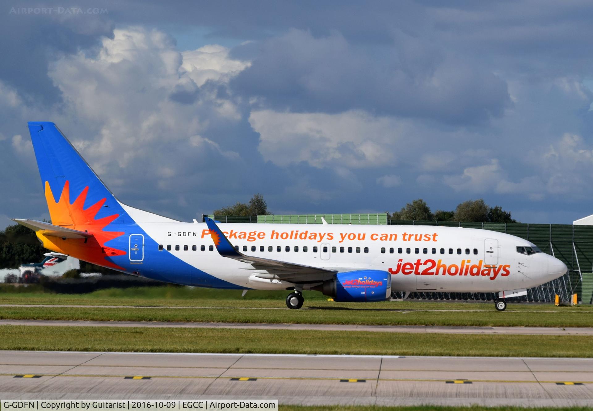 G-GDFN, 1998 Boeing 737-33V C/N 29332, At Manchester