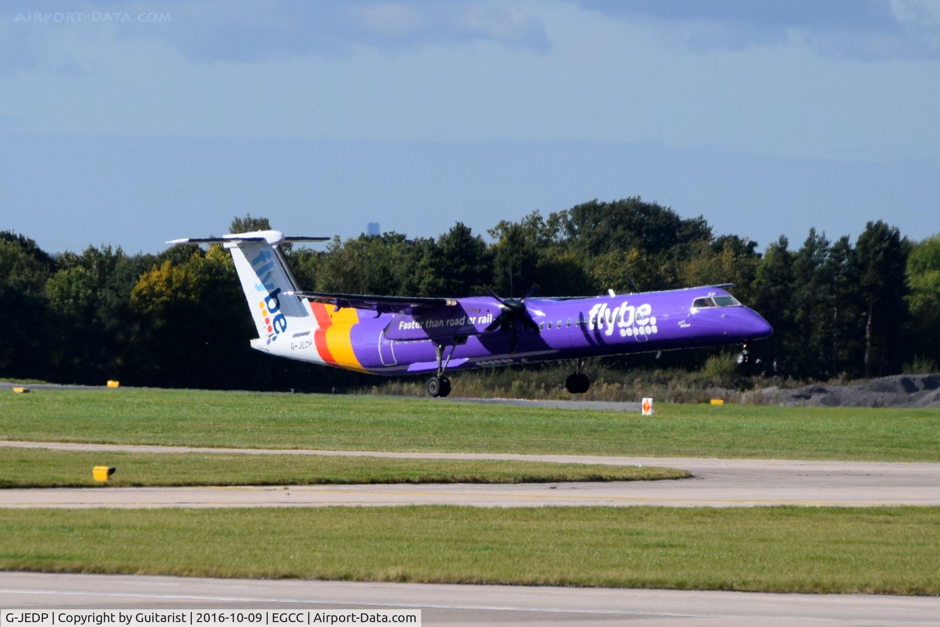 G-JEDP, 2003 De Havilland Canada DHC-8-402Q Dash 8 C/N 4085, At Manchester