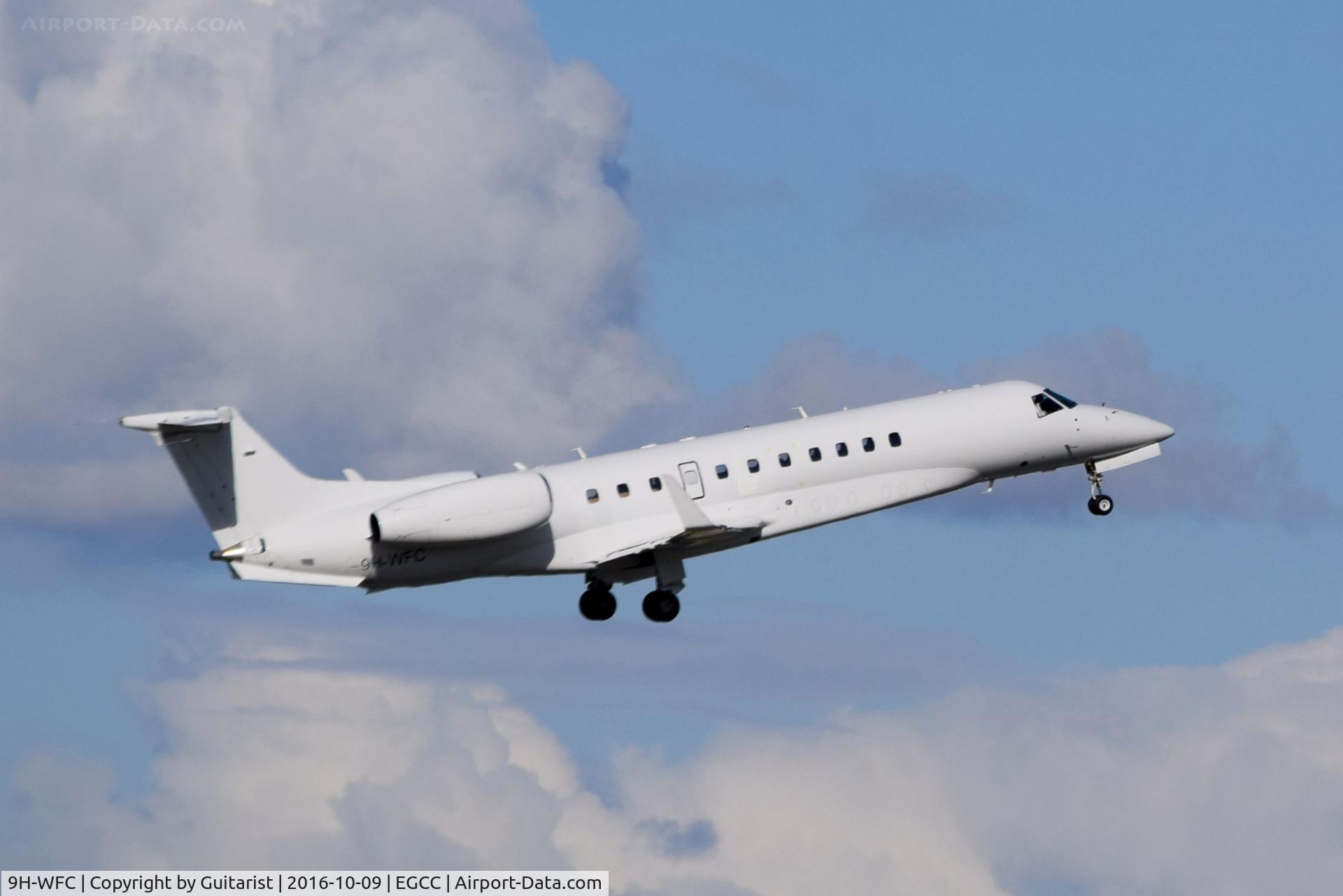 9H-WFC, 2007 Embraer EMB-135BJ Legacy 600 C/N 14500988, At Manchester