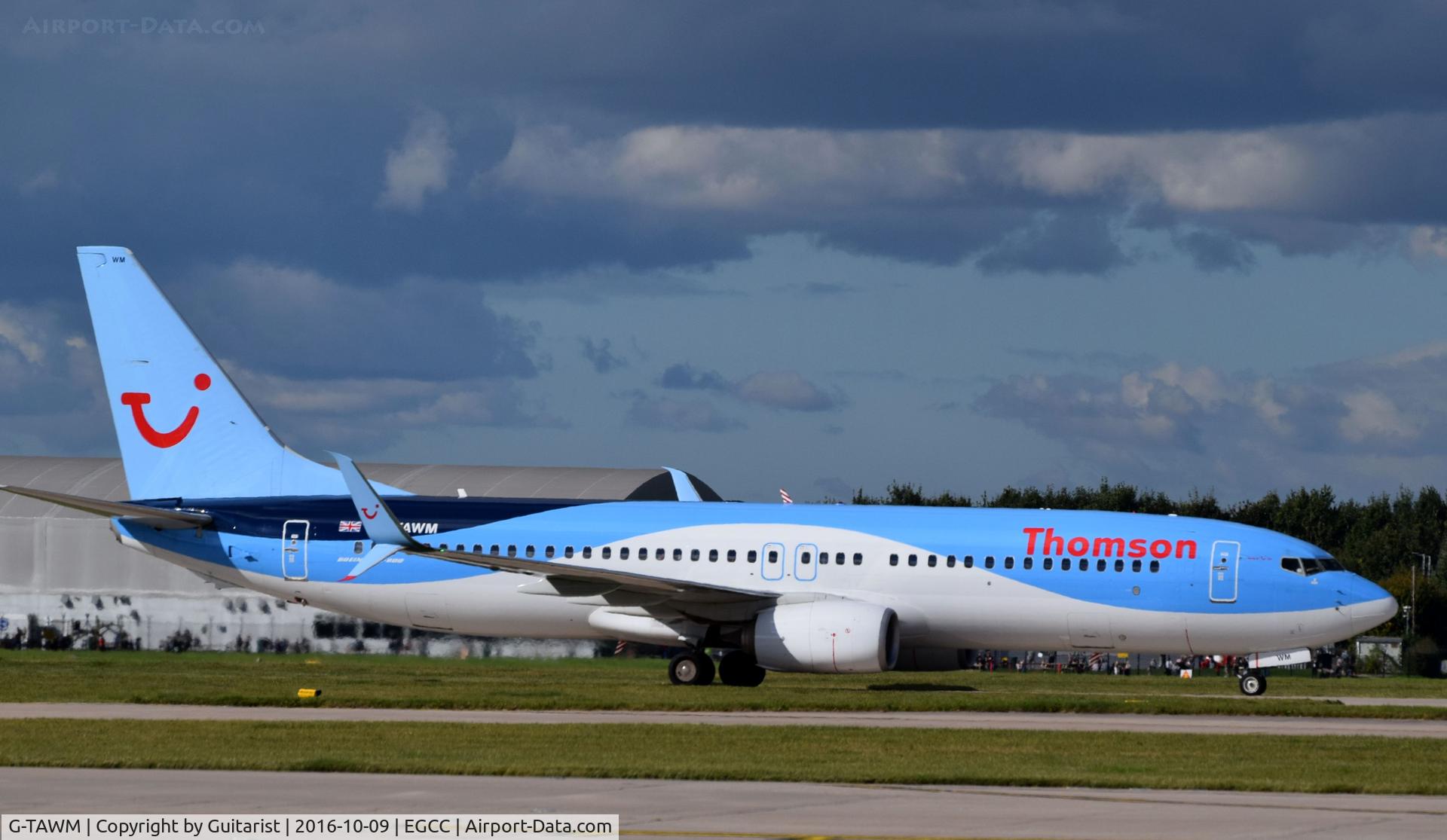 G-TAWM, 2013 Boeing 737-8K5 C/N 37249, At Manchester