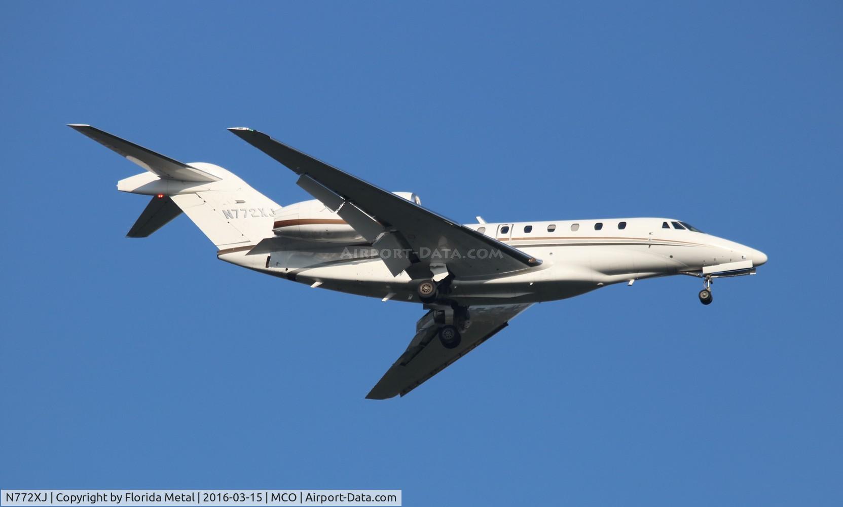 N772XJ, 2007 Cessna 750 Citation X Citation X C/N 750-0272, Citation X