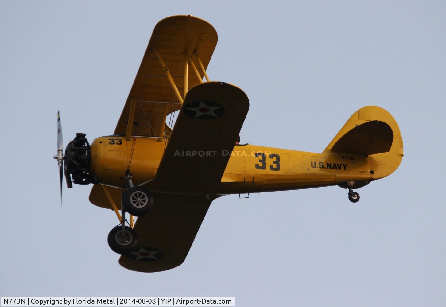 N773N, 1941 Naval Aircraft Factory N3N-3 C/N 2865, N3N-3