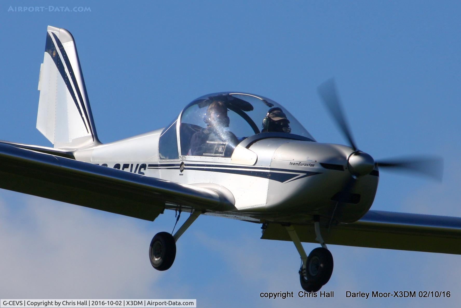 G-CEVS, 2007 Cosmik EV-97 TeamEurostar UK C/N 3102, at Darley Moor Airfield
