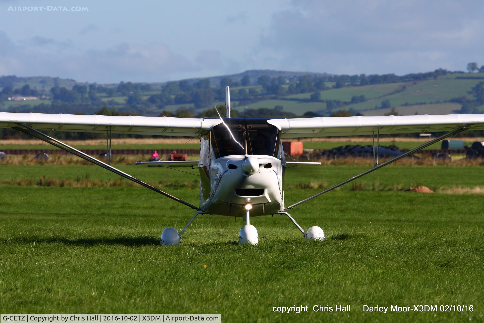 G-CETZ, 2007 Comco Ikarus C42 FB100 C/N 0706-6899, at Darley Moor Airfield