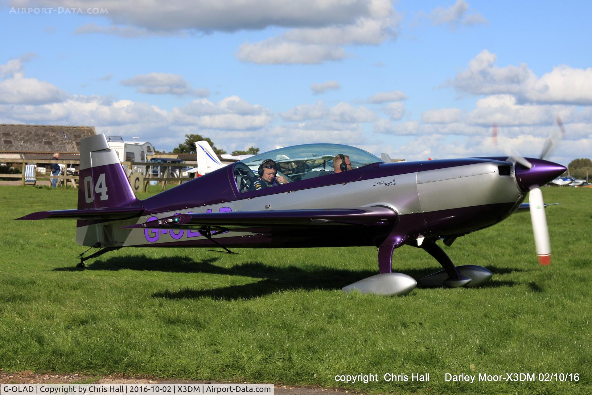 G-OLAD, 2007 Extra EA-300L C/N 1270, at Darley Moor Airfield