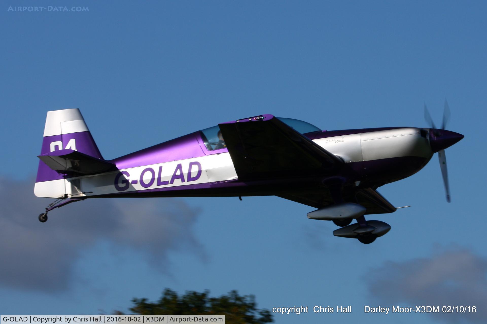 G-OLAD, 2007 Extra EA-300L C/N 1270, at Darley Moor Airfield