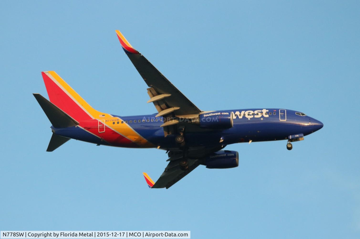 N778SW, 2000 Boeing 737-7H4 C/N 27883, Southwest