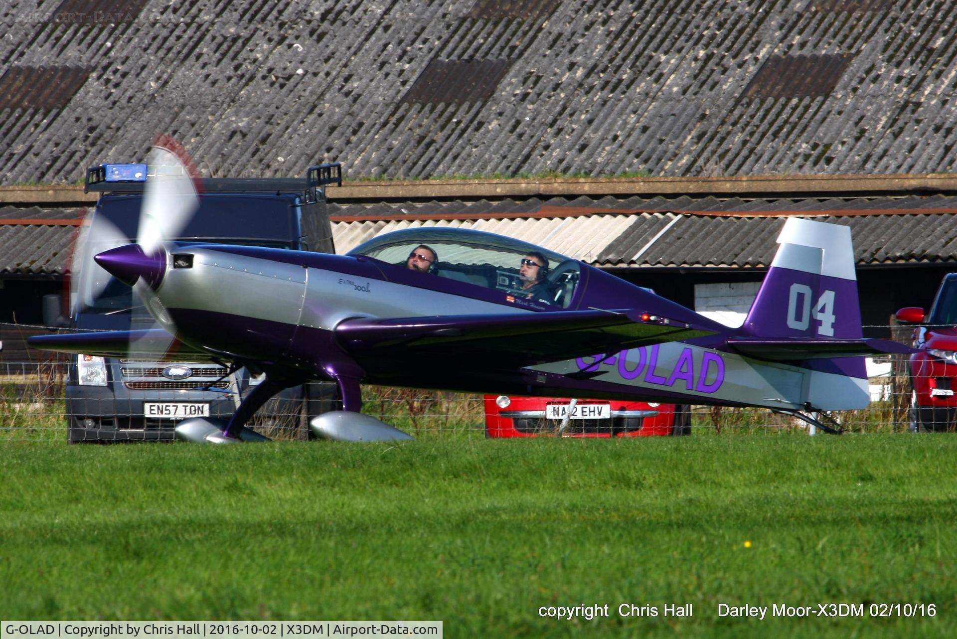 G-OLAD, 2007 Extra EA-300L C/N 1270, at Darley Moor Airfield