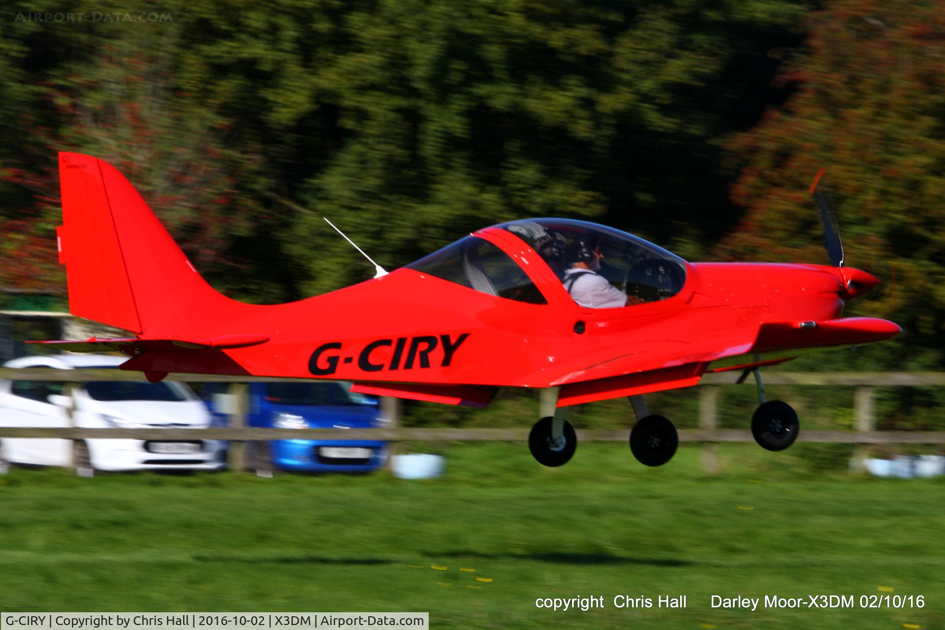 G-CIRY, 2015 Evektor EV-97 Eurostar SL C/N 2015-4222, at Darley Moor Airfield