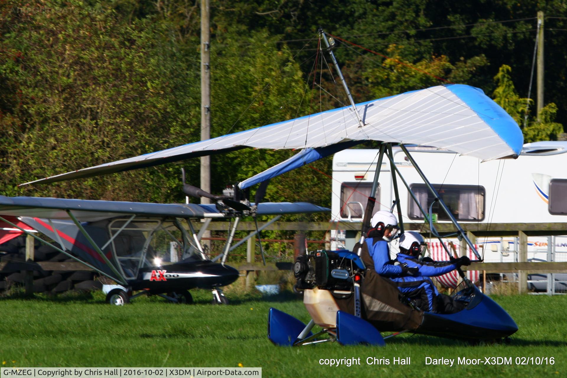 G-MZEG, 1996 Mainair Blade C/N 1095-0896-7-W898, at Darley Moor Airfield