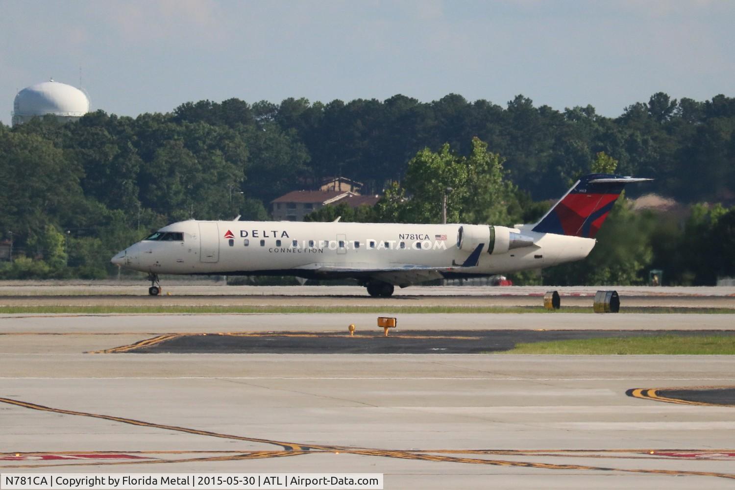 N781CA, 1999 Canadair CL-600-2B19 Regional Jet CRJ-100ER C/N 7312, Delta Connection