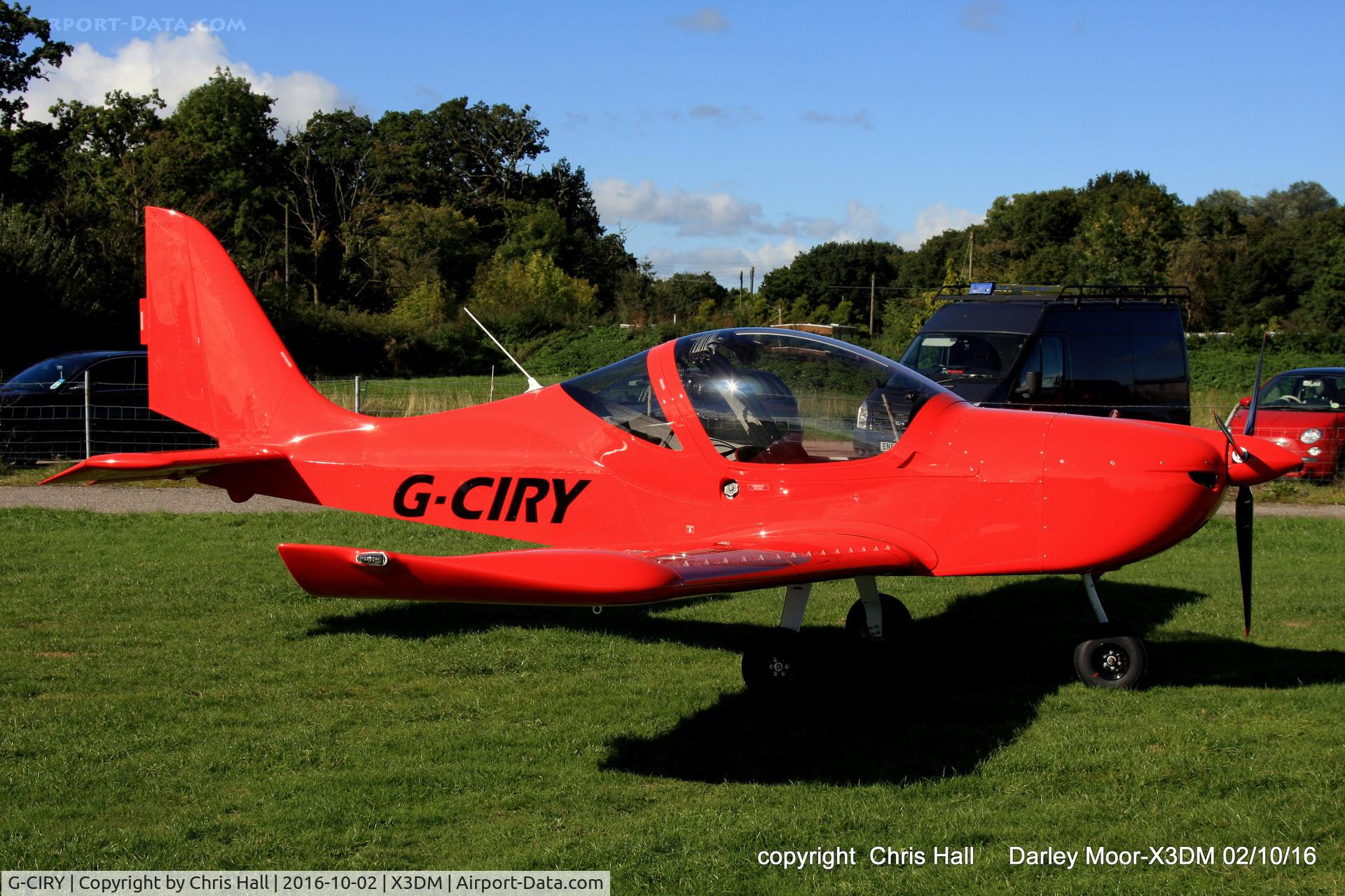G-CIRY, 2015 Evektor EV-97 Eurostar SL C/N 2015-4222, at Darley Moor Airfield