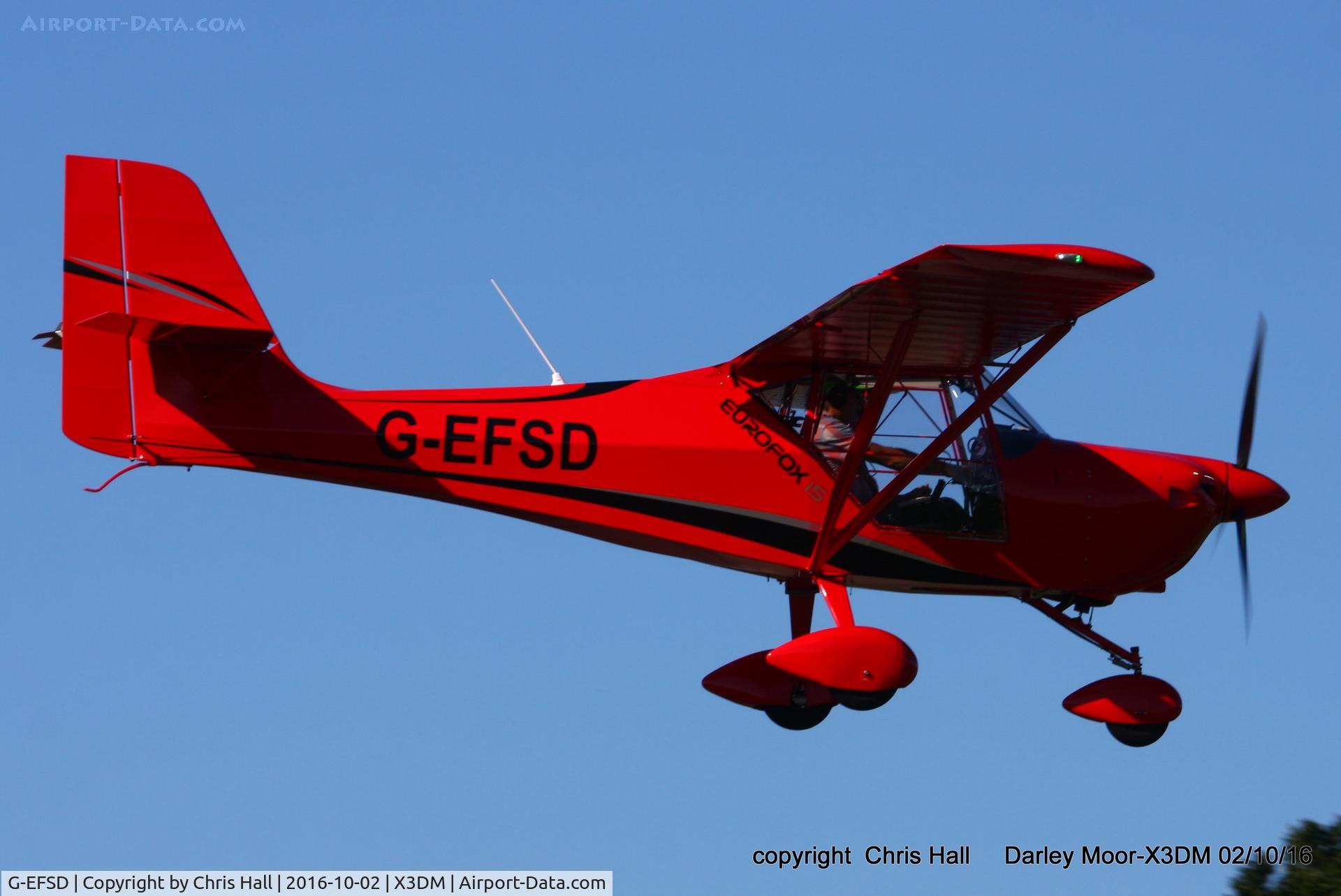 G-EFSD, 2016 Aeropro Eurofox 912(IS) C/N LAA 376-15359, at Darley Moor Airfield