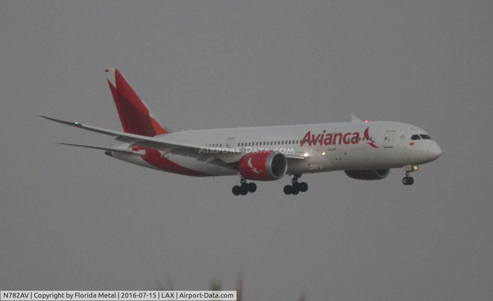 N782AV, 2014 Boeing 787-8 Dreamliner Dreamliner C/N 37504, Avianca