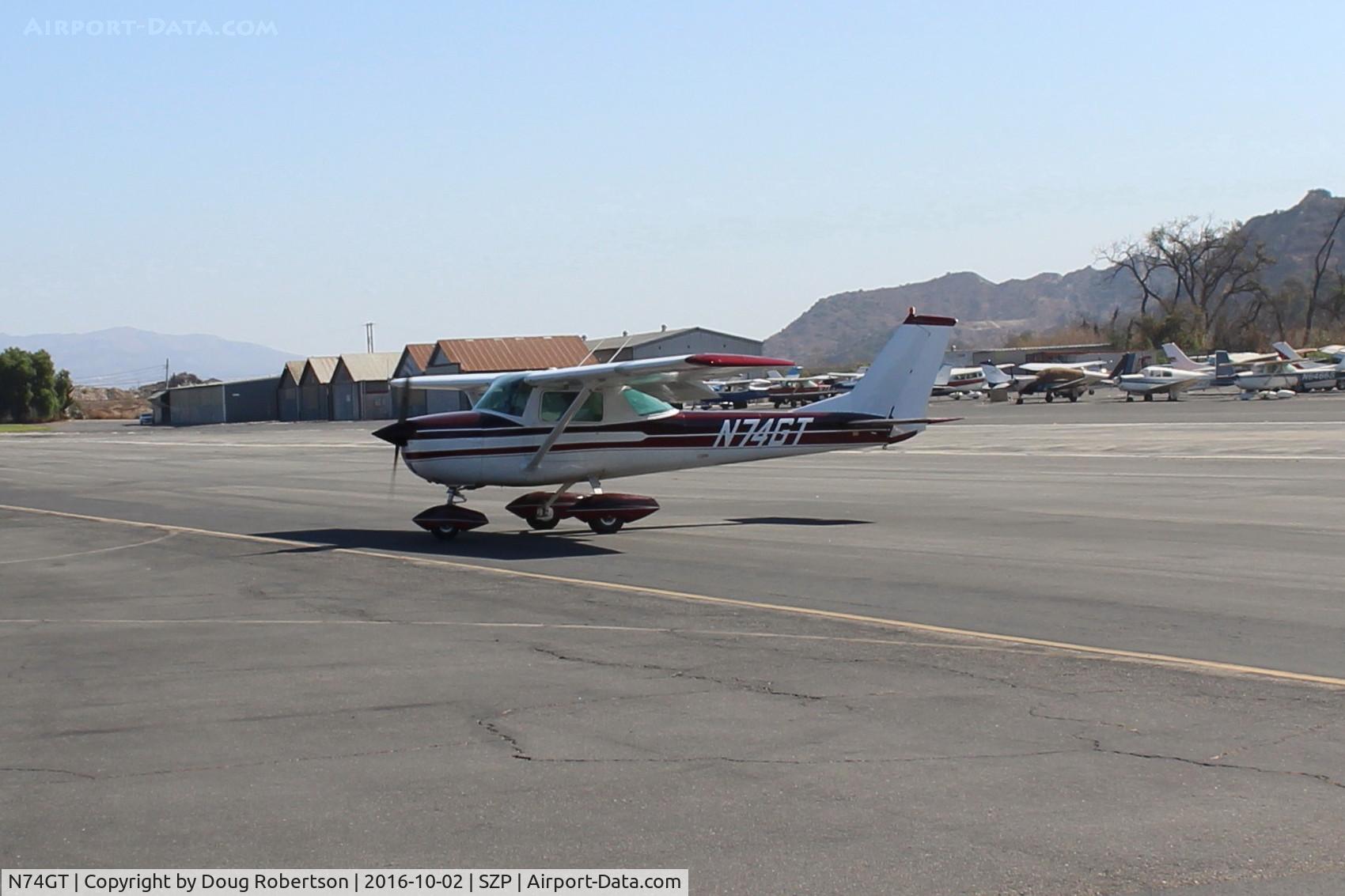 N74GT, 1969 Cessna 150J C/N 15070302, 1969 Cessna 150J, Continental O-200 100 Hp, taxi