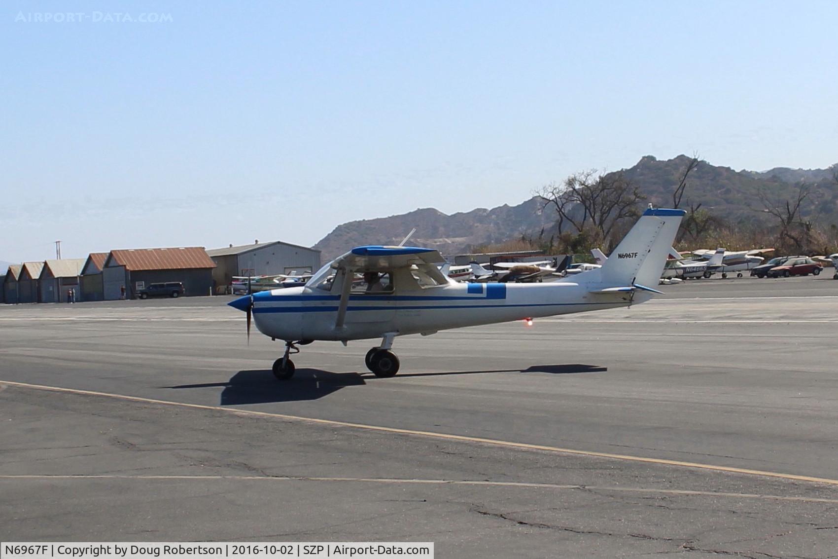 N6967F, 1966 Cessna 150F C/N 15063567, 1966 Cessna 150F, Continental O-200 100 Hp, taxi