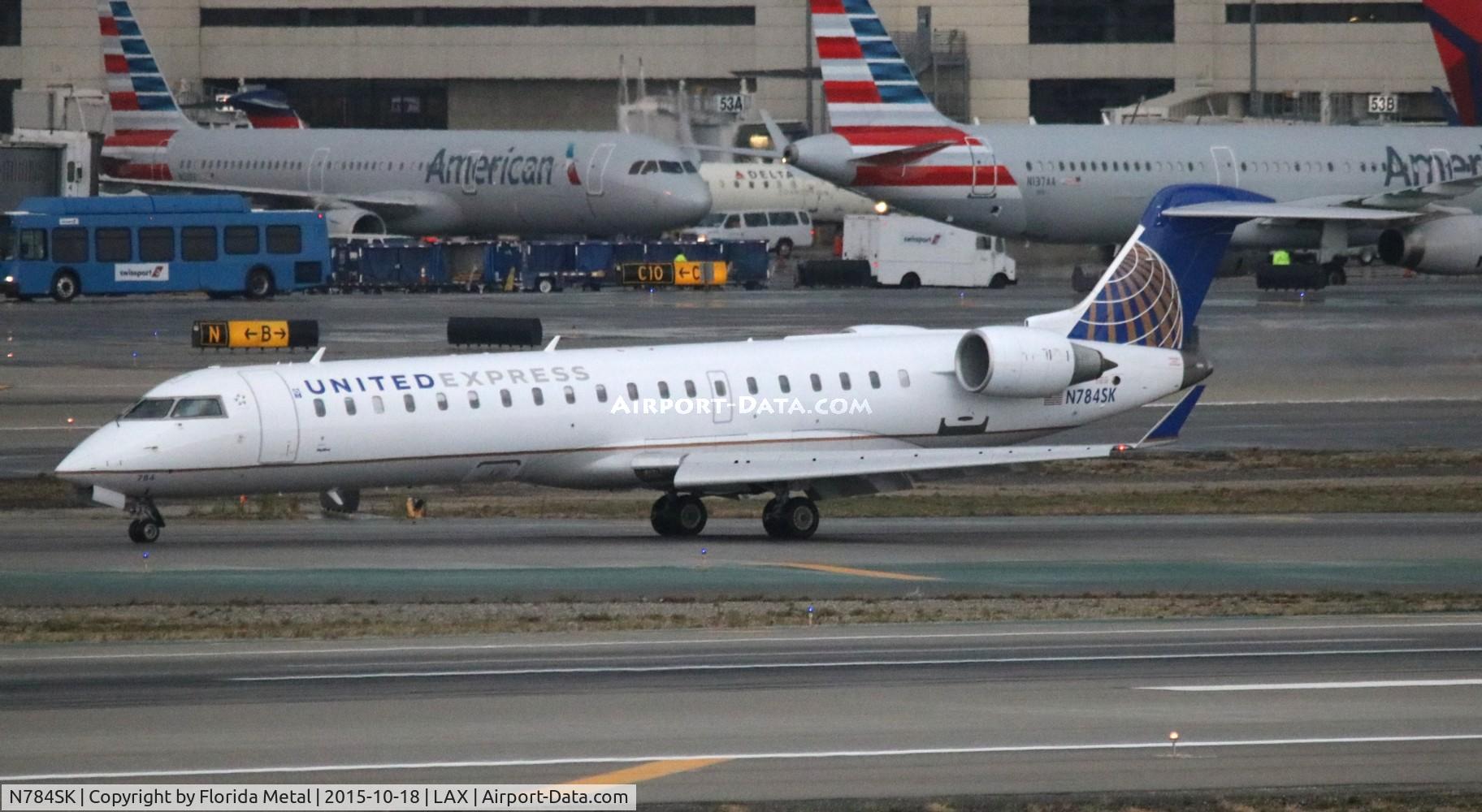 N784SK, 2009 Bombardier CRJ-700 (CL-600-2C10) Regional Jet C/N 10284, United Express