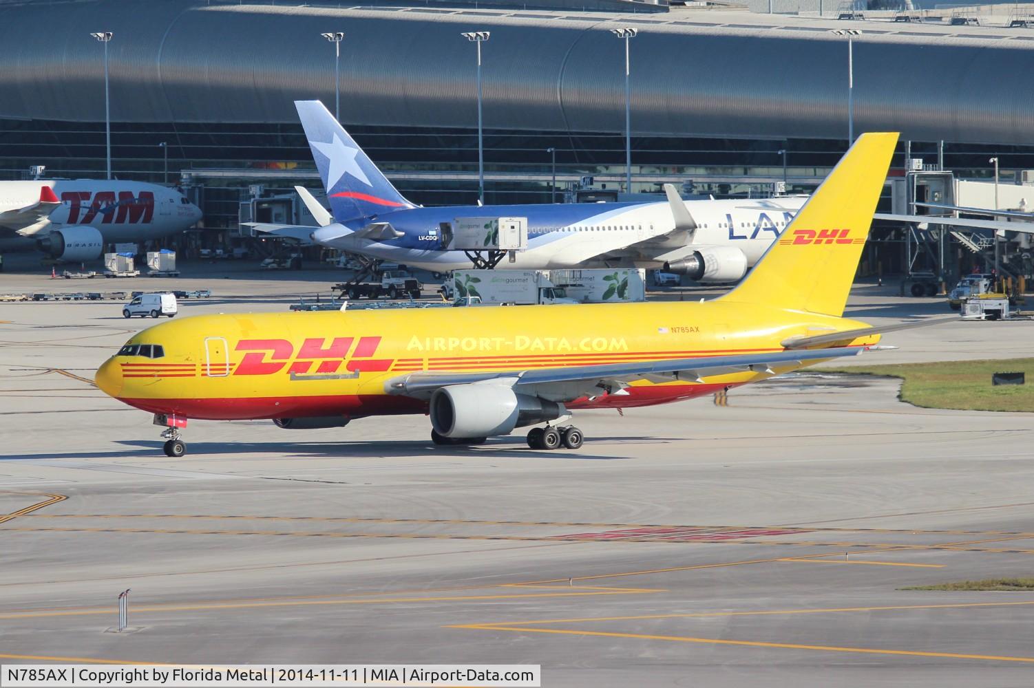 N785AX, 1984 Boeing 767-281 C/N 23018, DHL 767-200