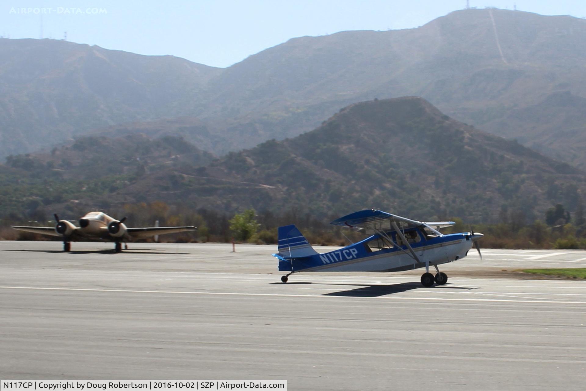 N117CP, American Champion 7GCBC Citabria C/N 1275-99, 1999 American Champion 7GCBC CITABRIA, Lycoming O-320 150 Hp, landing roll Rwy 22