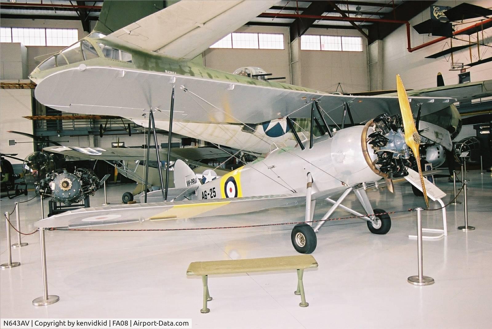 N643AV, 1938 Avro 643 Cadet II C/N 1060, At Fantasy of Flight, Polk City, circa 2003.