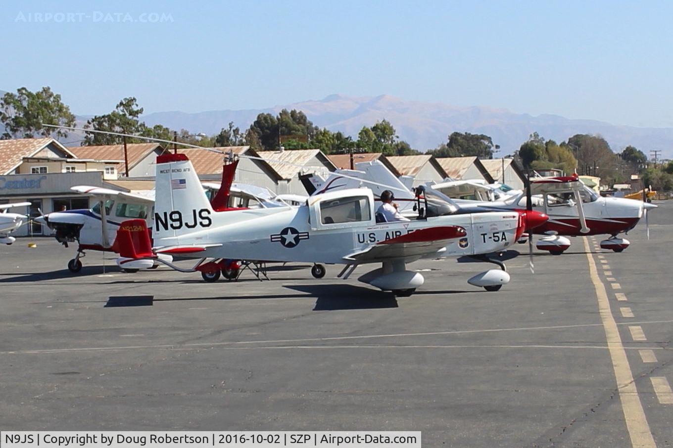 N9JS, American AA-5A Cheetah C/N AA5A-0378, Grumman American AA-5A CHEETAH, Lycoming O-320-E2G 150 Hp, deciding where to park it.