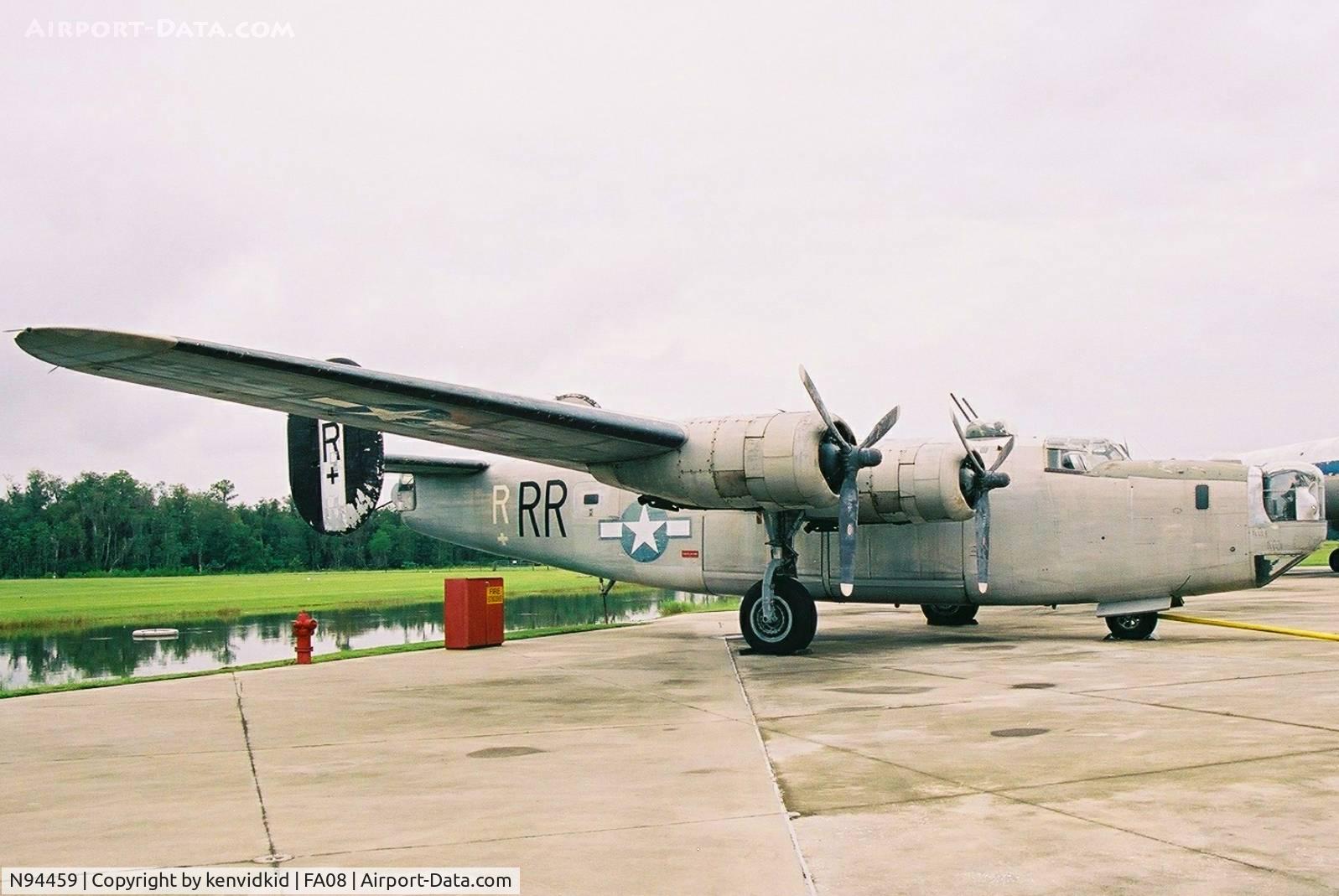 N94459, 1944 Consolidated B-24J Liberator C/N 1567, At Fantasy of Flight, Polk City, circa 2003.