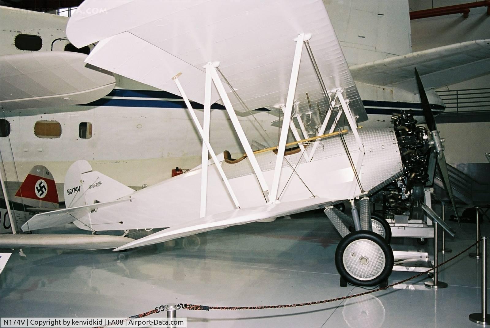N174V, 1930 Curtiss-Wright Travel Air B-4000 C/N 1365, At Fantasy of Flight, Polk City, circa 2003.