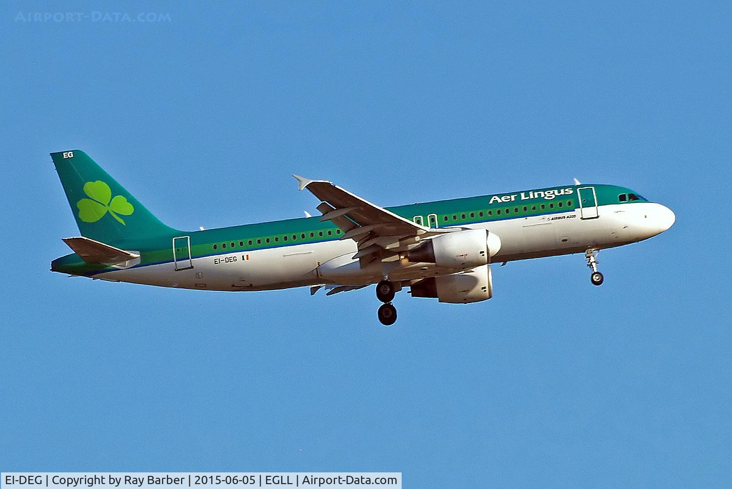 EI-DEG, 2004 Airbus A320-214 C/N 2272, Airbus A320-214 [2272] (Aer Lingus) Home~G 05/06/2015. On approach 27L.