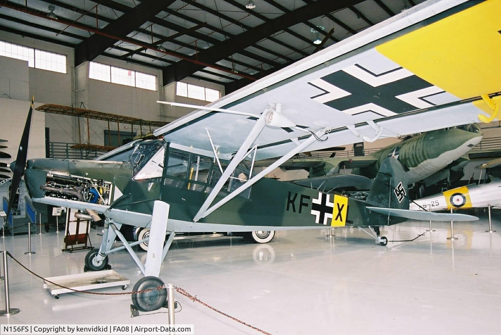N156FS, 1942 Fieseler F1-156-C2 Storch C/N 4642, At Fantasy of Flight, Polk City, circa 2003.