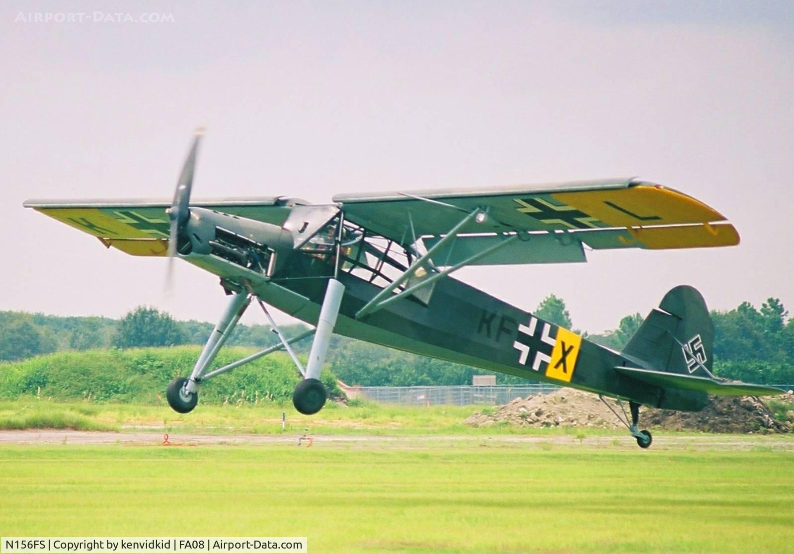 N156FS, 1942 Fieseler F1-156-C2 Storch C/N 4642, At Fantasy of Flight, Polk City, circa 2003.