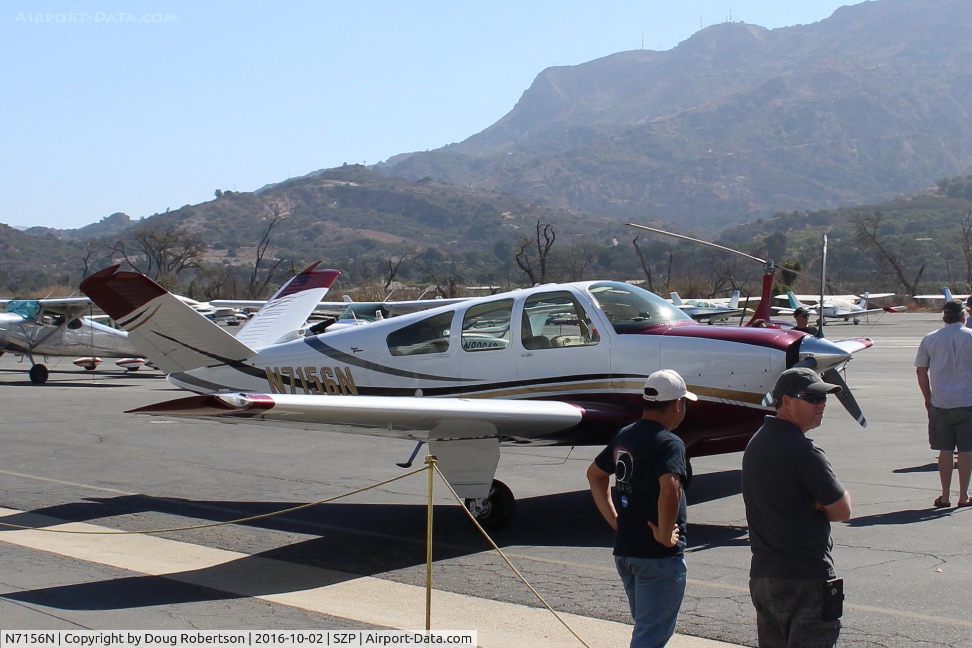 N7156N, 1968 Beech V35A Bonanza C/N D-8687, 1968 Beech V35A BONANZA, Continental IO-520-B 285 Hp, at Fuel Dock