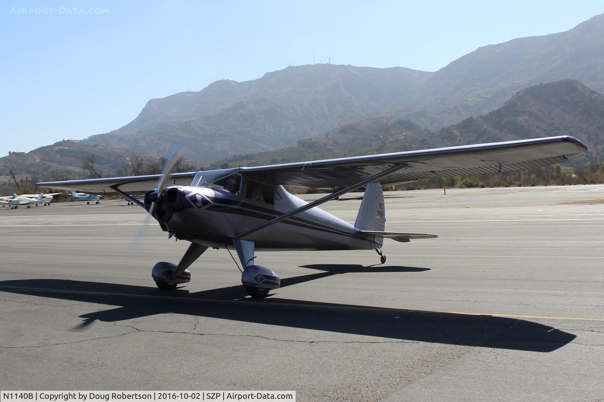 N1140B, 1947 Luscombe 8A C/N 5767, 1947 Luscombe 8A, Continental A&C65 65 Hp, taxi 